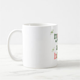 Taza De Café Navidades Retro De Merry Y Bright Mug Holiday Mug
