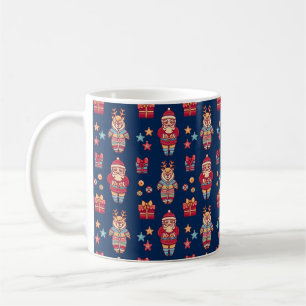 Taza De Café Navidades Retro Santa