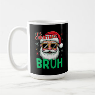 Taza De Café Navidades retro Santa Meme navidad graciosa