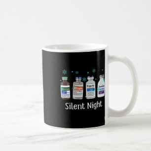 Taza De Café Navidades Retro Silenciosos De Enfermeras Icu Inte
