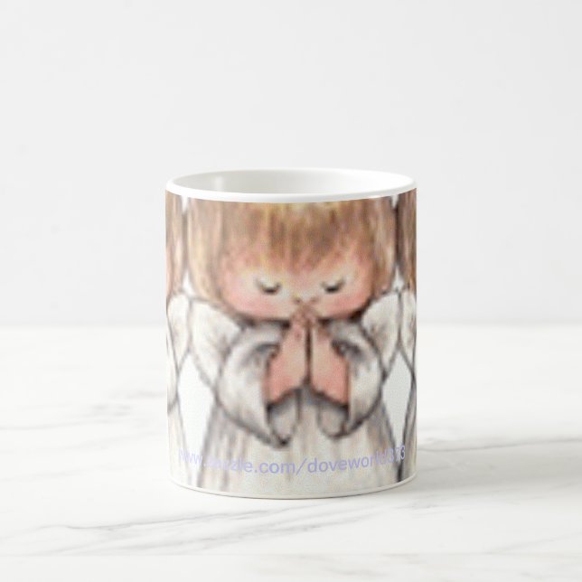 Taza De Café Navidades rezando Angel Mug (Centro)
