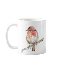 Navidades Robin Art Mug