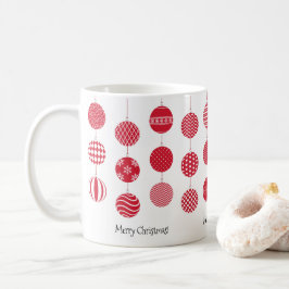 Taza De Café Navidades rojos balls Mug