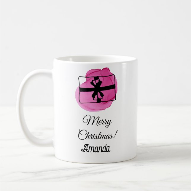 Taza De Café Navidades rosados (Izquierda)