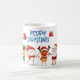 Taza De Café Navidades Rudolf El reno y sus amigos