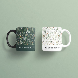 Taza De Café Navidades sabios moderno minimalista elegante botá
