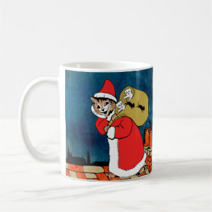 Taza De Café Navidades Santa Cat