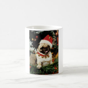 Taza De Café Navidades Santa Pug Mug