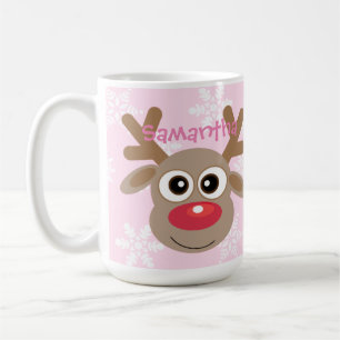Taza De Café Navidades se burlan del Personalizado de renos y c