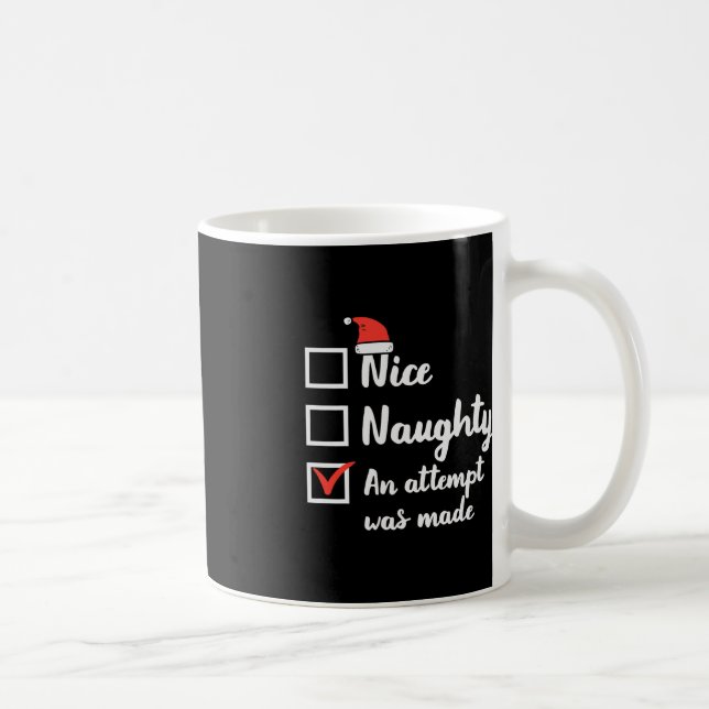 Taza De Café Navidades Se Hizo Un Agradable Intento Raro De Nav (Derecha)