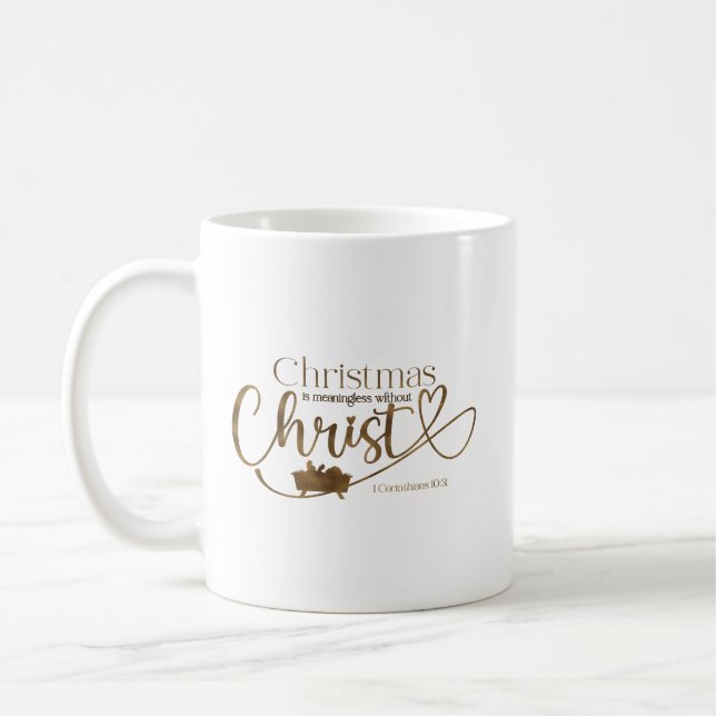 Taza De Café NAVIDADES SIN SIGNIFICADO SIN CRISTO 11 oz (Izquierda)
