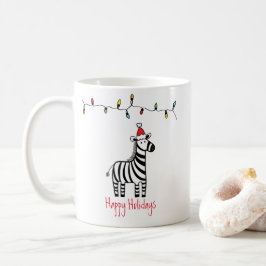 Taza De Café Navidades singulares cebra