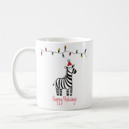 Taza De Café Navidades singulares cebra