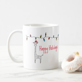 Taza De Café Navidades singulares Giraffe