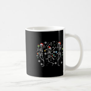 Taza De Café Navidades Skeleton Dancing Xmas 2024 Hombres Mujer