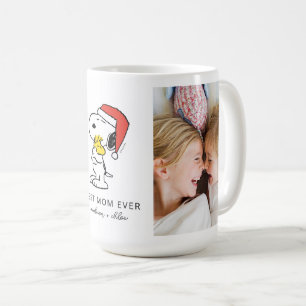 Taza De Café Navidades Snoopy & Woodstock   Mejor Mamá - Foto