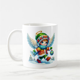 Taza De Café Navidades Snow Angel