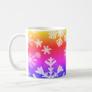 Taza De Café Navidades Snowflake Classic Travel Mug, 11 oz