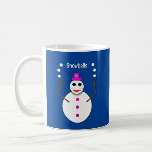 Taza De Café Navidades Snowlady Juggys Nieves Graciosa