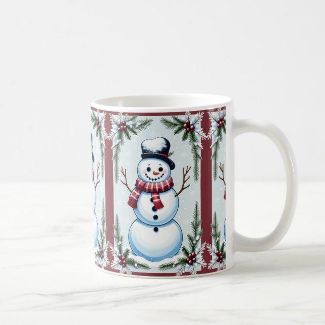Taza De Café Navidades Snowman (Derecha)