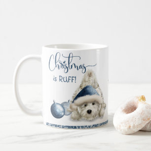 Taza De Café Navidades son Ruff, Perro Lover Navidades cachorro