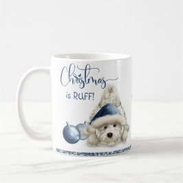Taza De Café Navidades son Ruff, Perro Lover Navidades cachorro