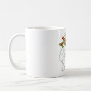 Taza De Café Navidades Squad Funny Xmas Tree mejores amigos veg
