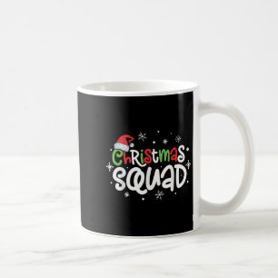 Taza De Café Navidades Squad Santa Family coincidiendo con pija