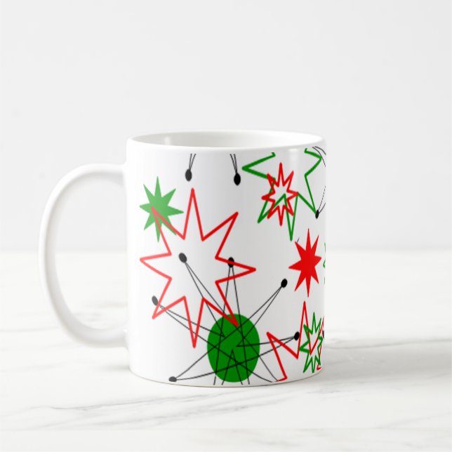 Taza De Café Navidades Starbursts (Izquierda)