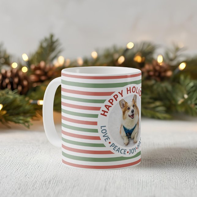 Taza De Café Navidades stripes foto de Mascota (Subido por el creador)