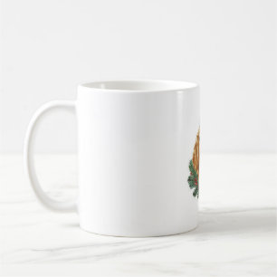 Taza De Café Navidades suéter perro de Golden Retriever Santa D