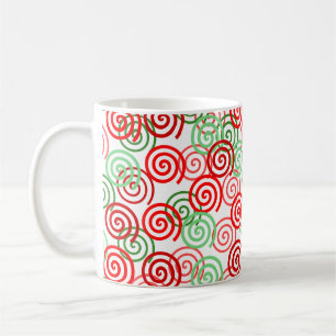 Taza De Café Navidades Swirls