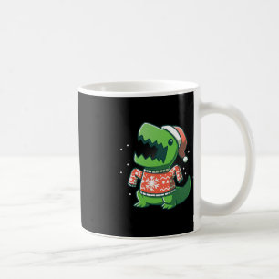 Taza De Café Navidades T-Rex divertidos Dinosaurio Ugly Saurus
