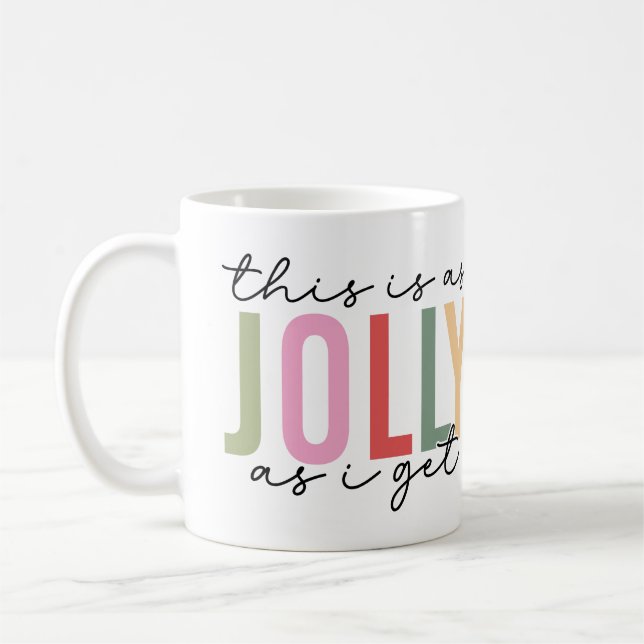 Taza De Café Navidades Tema Café Mug (Izquierda)