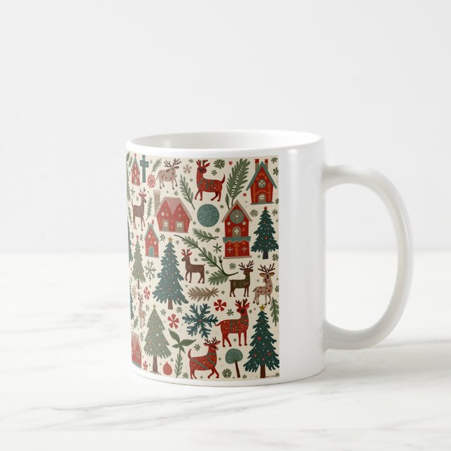 Taza De Café Navidades temporada Mug (Derecha)