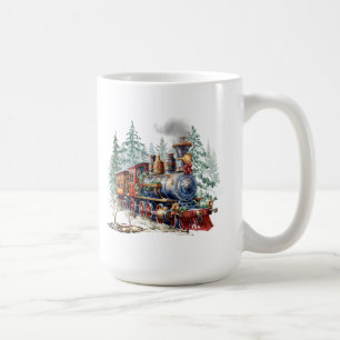 Taza De Café Navidades Train Mug