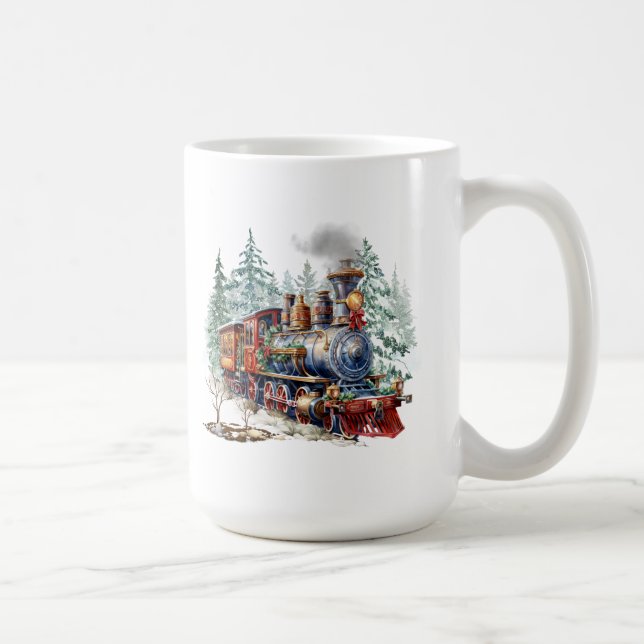 Taza De Café Navidades Train Mug (Derecha)