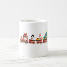 Navidades Train Mug