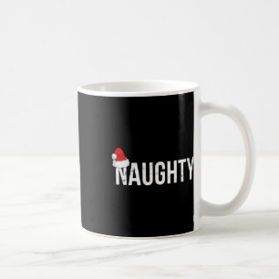 Taza De Café Navidades traviesos o amables que coinciden con pi