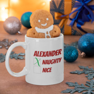 Taza De Café Navidades traviesos o bonitos