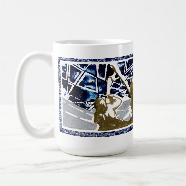 Taza De Café Navidades "Triste miedo de la plata I" - Mug (Izquierda)