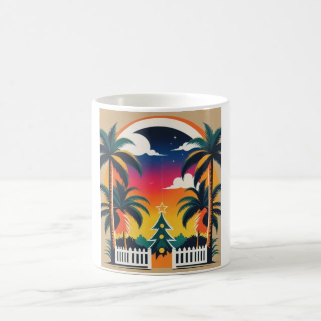 Taza De Café Navidades tropicales (Centro)