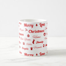 Navidades Typography Mug