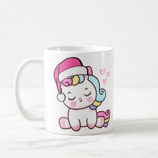 Taza De Café Navidades Unicorn Baby