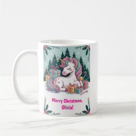 Taza De Café Navidades Unicorn Mug