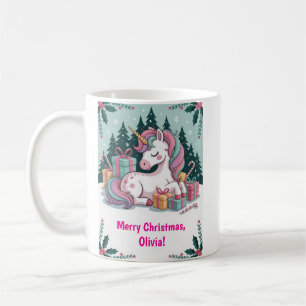 Taza De Café Navidades Unicorn Mug