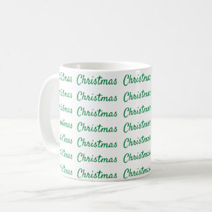 Taza De Café Navidades verdes