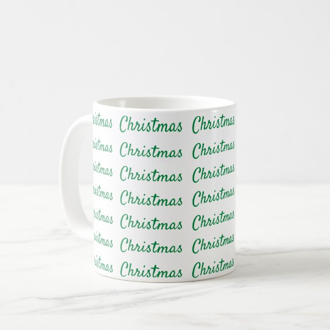 Taza De Café Navidades verdes (Anverso izquierdo)