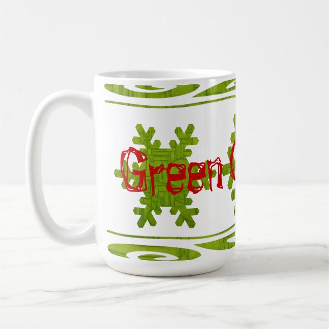 Taza De Café ¡Navidades verdes mug! (Izquierda)