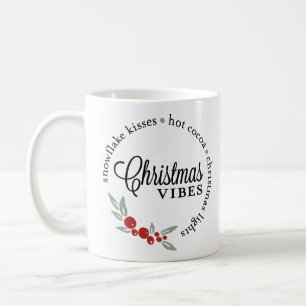 Taza De Café Navidades Vibes Wreath